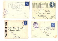 1941 - 1944 WW2 Army Field Post Office Passed by Censor Postal History