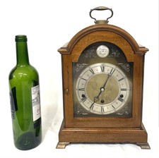 ELLIOTT LONDON Musical Bracket Clock Westminster Whittington NIGHT SHUT OFF