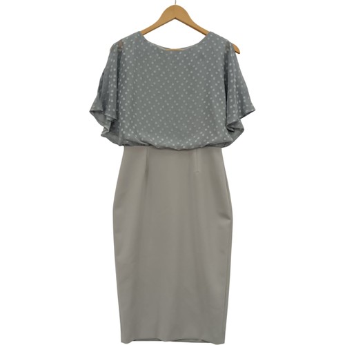 Fee dress uk8 grey chiffon - dress,