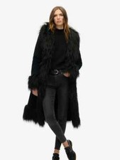 Superdry Black Faux Fur Lined