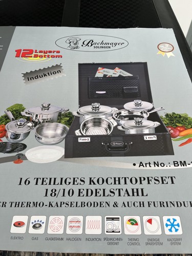 Staibless steel cookware set