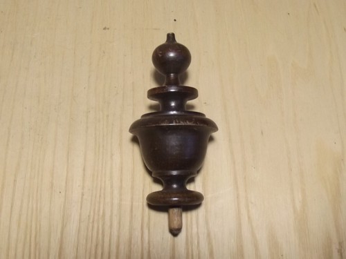 Large antique clock - clock, finial
