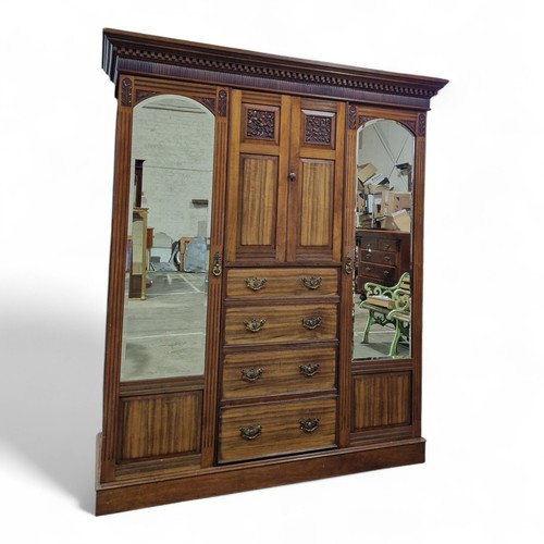 Victorian combination wardrobe - combination,