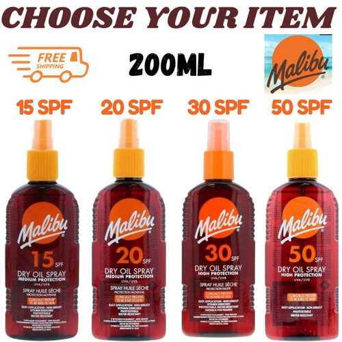 Malibu sun spf dry - spf, oil