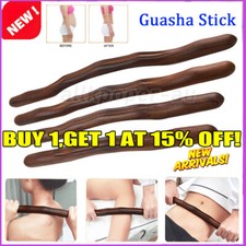 Wooden Guasha Scraping Stick Massage Tools Massager for Shoulder Waist Back x1
