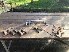 Carpenters Saws and saw setting pliers.
