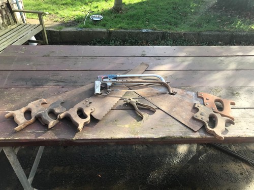 Carpenters saws and saw - and,