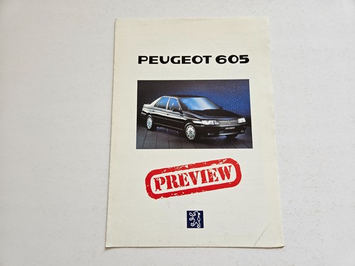 Peugeot 605 launch sales - 605,