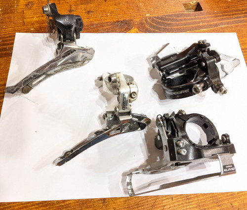 Front derailleurs selection 2 - derailleurs, selection.