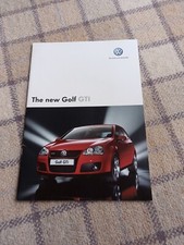VW Golf GTI Mk5 Brochure- Oct 2004