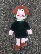Vintage Wallace and Gromit Wendoline Plush 15" Born to Play 1989 Soft Toy