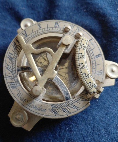 Antique brass pocket - pocket, sextant