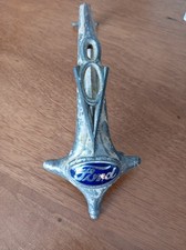 Original Ford V8 Bonnet Mascot Hood Ornament As Found Not Model T Ford