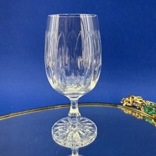 Webb Corbett Canterbury 6.26” Cut Crystal Wine Glass Goblet Glasses UK Vintage