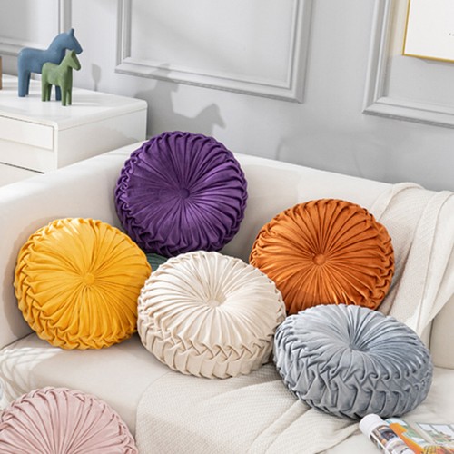 Velvet pleated cushion couch - pleated,