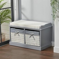 Large Shoe Storage Bench with