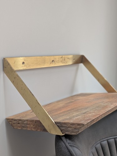 Decorative wooden shelf with - wooden,