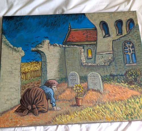 Original signed oil painting - original,