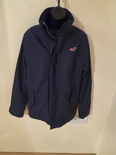 Hollister navy jacket size - jacket, s
