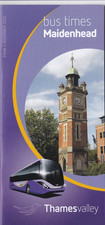 1 x Thames Valley Bus Times: Maidenhead timetable with Map from 3 November 2025