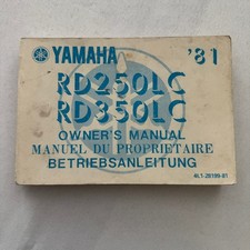 1981 Yamaha RD250LC and