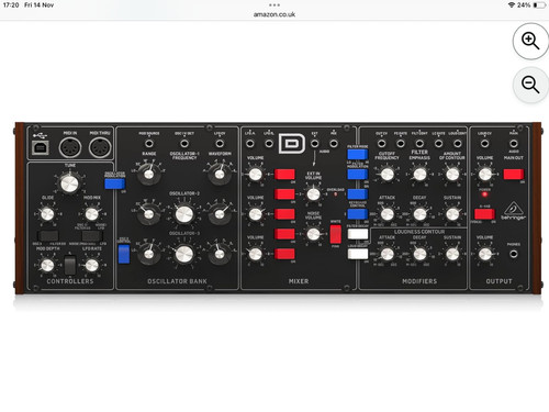 Behringer model analogue - model, d