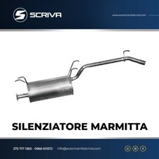 SILENZIATORE MARMITTA TERMINALE POSTERIORE PIAGGIO PORTER 1.3 16V