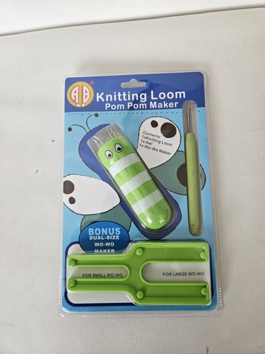 Knitting loom and pom - and,