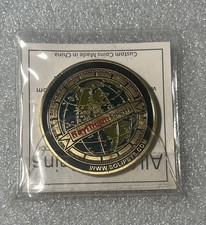 Rare Raytheon Solipsys Zeus ( Remotely Piloted Aircraft) Challenge Coin