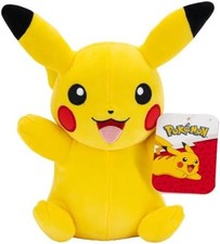 Pokemon Plush Pikachu 20 cm High-Yellow-Official Pokémon Plush Toy for Children