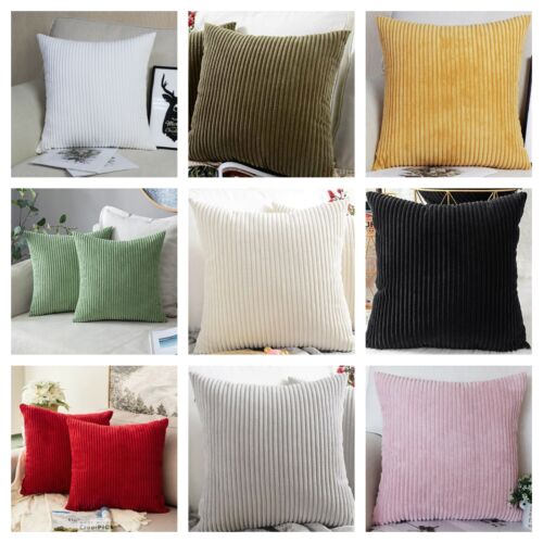 Cushion covers plain - covers, corduroy