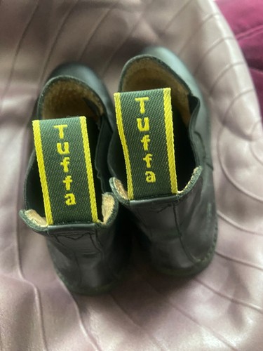 Kids tuffa black leather - kids,