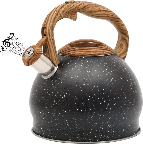 Black whistling tea - tea, kettle
