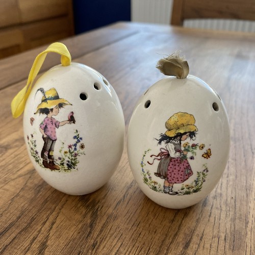Vintage 60s pomander decor - 2x,