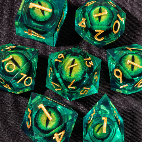 Dnd liquid core dice set - dnd,