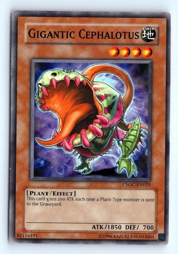 Gigantic cephalotus - yu-gi-oh,