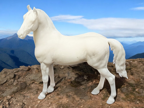 Unpainted breyer like - breyer, curio