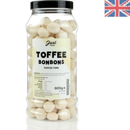 Toffee bonbons gift - bonbons, jar