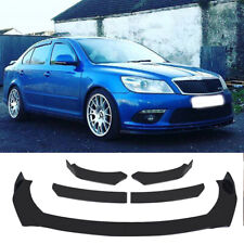 Front Bumper Spoiler Lip Splitter Chin Body Kits For Skoda Octavia RS MK2 MK3