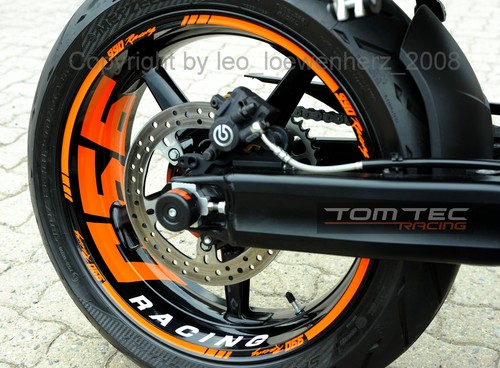 Wheel sticker supermoto ktm - supermoto,