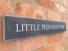 WONDERFUL QUALITY SLATE HOUSE SIGNS 600 X 100MM ANY HOUSE NAME