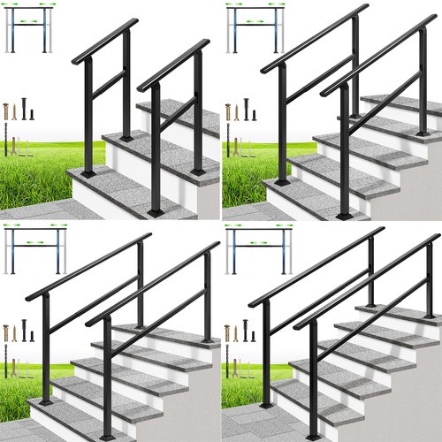 Outdoor stair handrail 6 - stair, 2-6