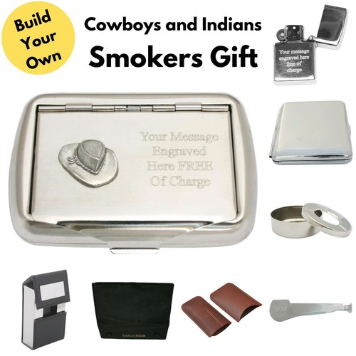 Cowboys and indians smoking - and,