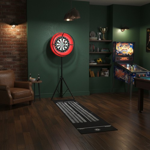Dart board set led - board, light