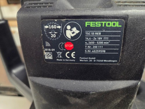 Festool tsc reb - festool, 18v