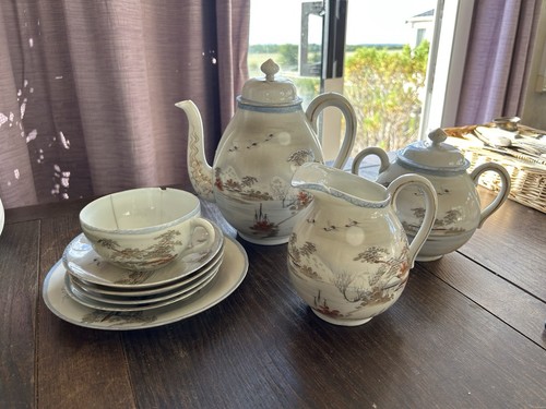 Japanese tea set hand - japanese,