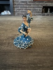 SPANISH FLAMENCO DANCER FIGURINE Collectable OLE MOSAIC Miniature Doll