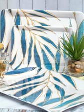 Melamine 3pcs. Serving Tray ,Set of 1pc Large, 1pc Medium & 1pc Small Tray