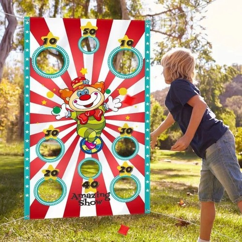 Toss game with bean bags - toss,