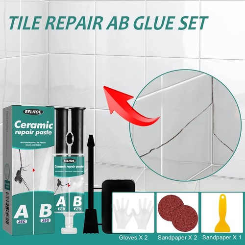 Bath white enamel repair fix - white,